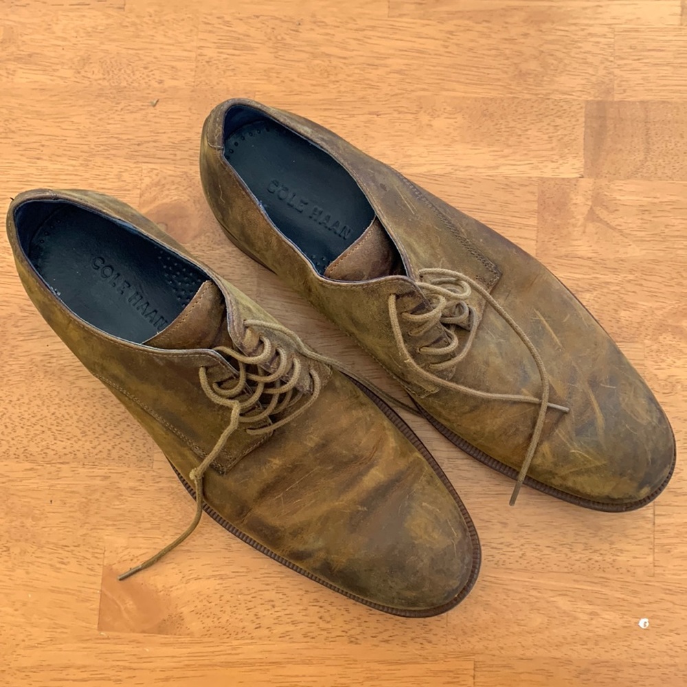 Cole Haan Men’s size 8 Colton suede/nubuck dress shoes
